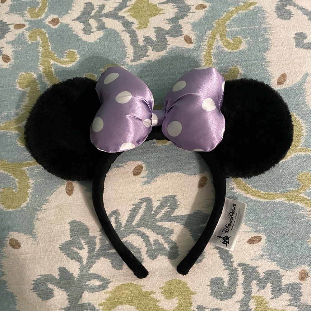 Disney Parks Minnie Mickey Soft Purple Bow Ears